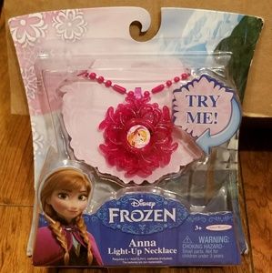 New Disney Frozen Anna Light Up Necklace.